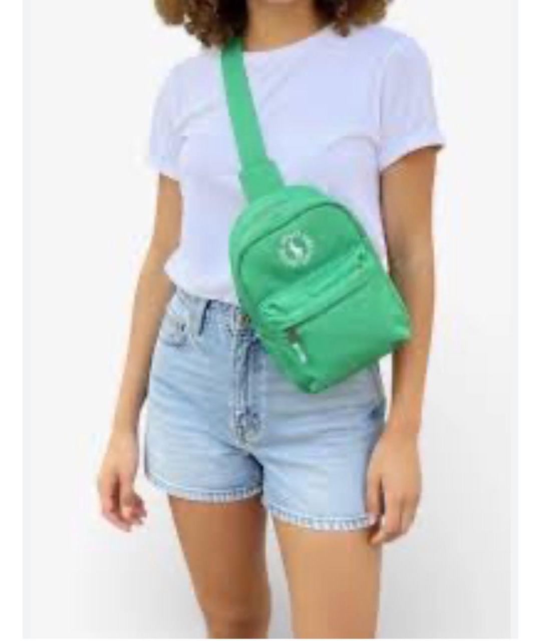 POLO RALPH LAUREN Зеленый тканевый рюкзак, фото 7