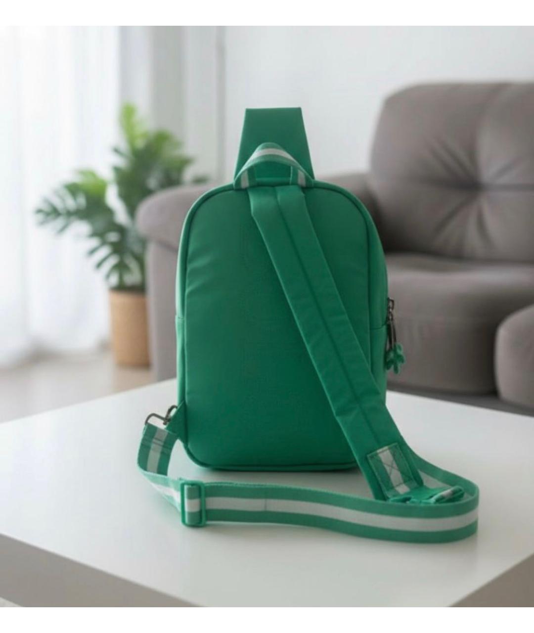 POLO RALPH LAUREN Зеленый тканевый рюкзак, фото 3