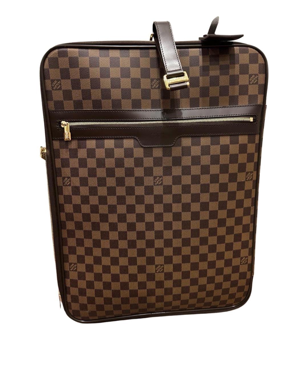 LOUIS VUITTON Коричневый чемодан, фото 1