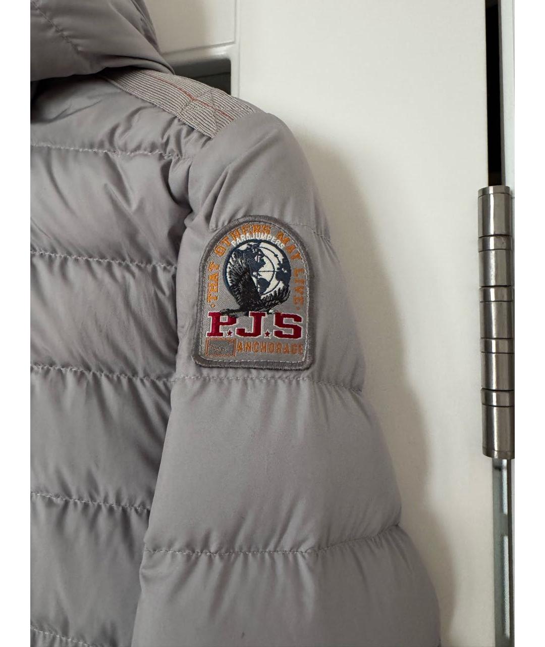 PARAJUMPERS Серая полиэстеровая куртка, фото 2