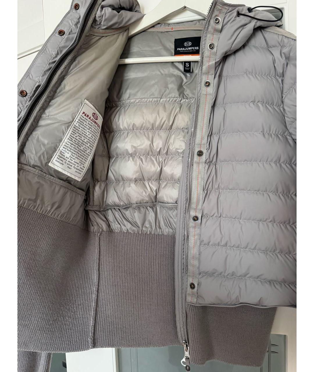 PARAJUMPERS Серая полиэстеровая куртка, фото 5