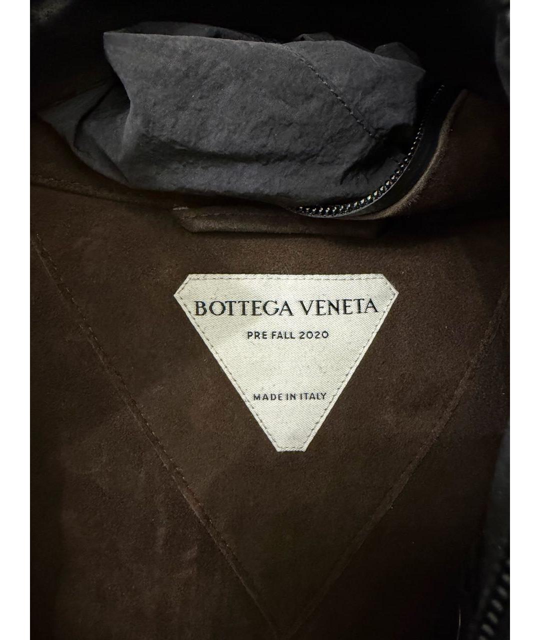BOTTEGA VENETA Коричневая меховая дубленка, фото 4