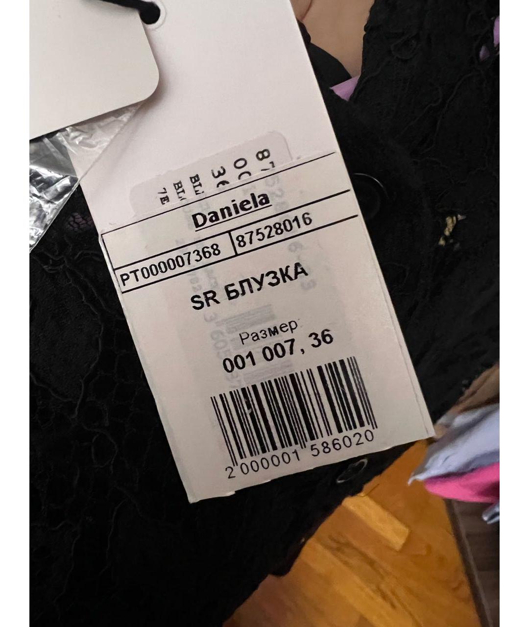 SONIA RYKIEL Черная кружевная блузы, фото 7