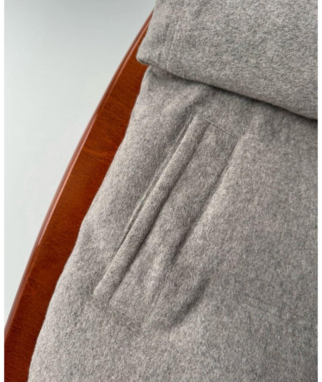 12 STOREEZ Серый шерстяной пуховик, фото 5