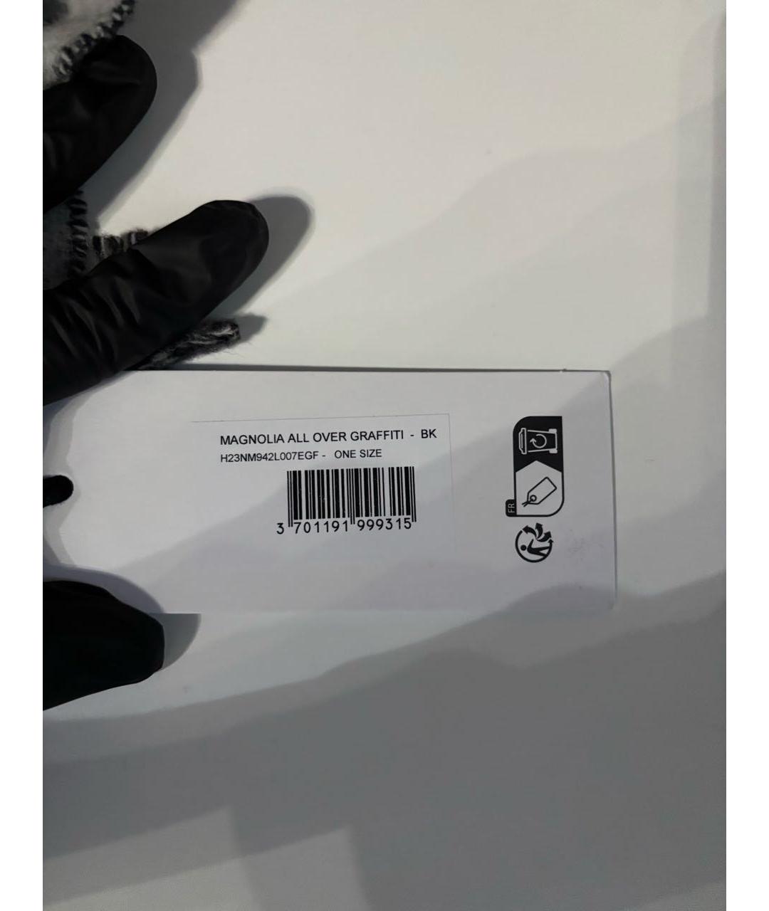 ETUDES Черный шерстяной шарф, фото 3