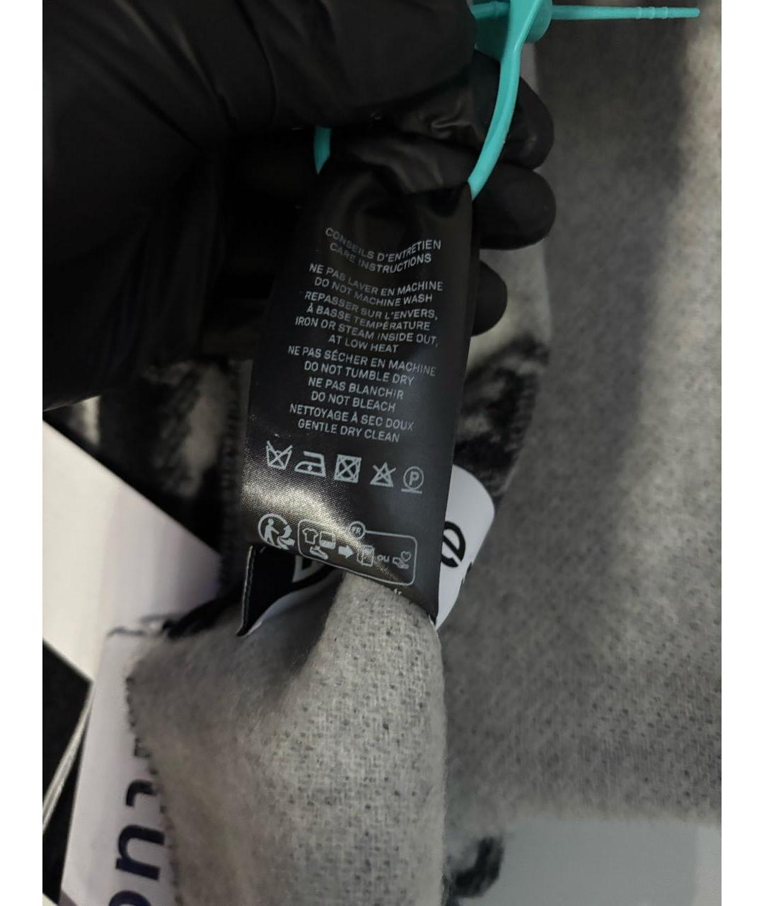 ETUDES Черный шерстяной шарф, фото 6