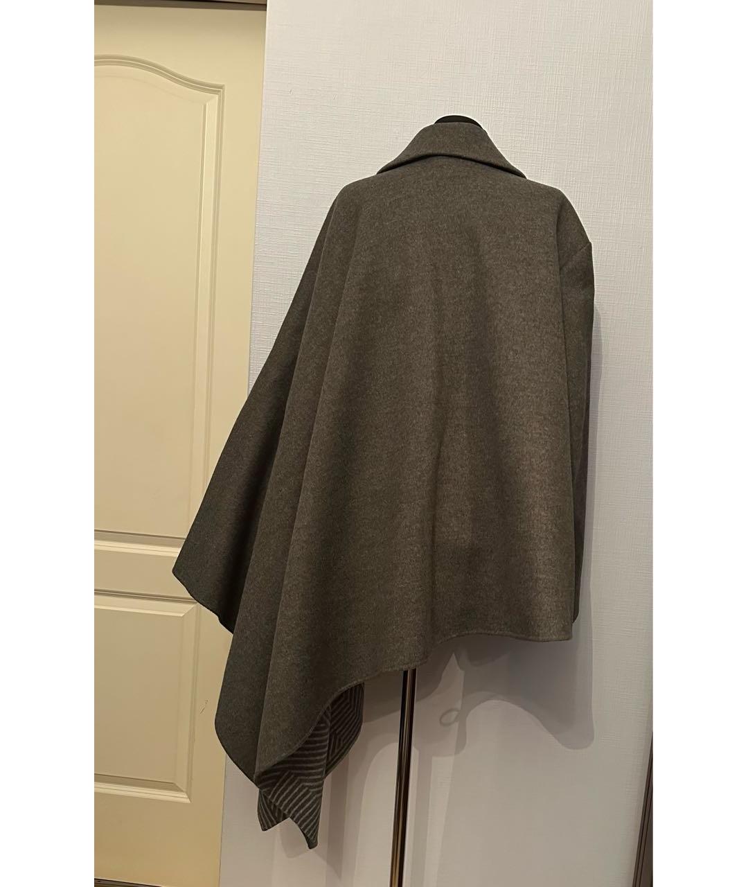 FENDI Серое шерстяное пальто, фото 2