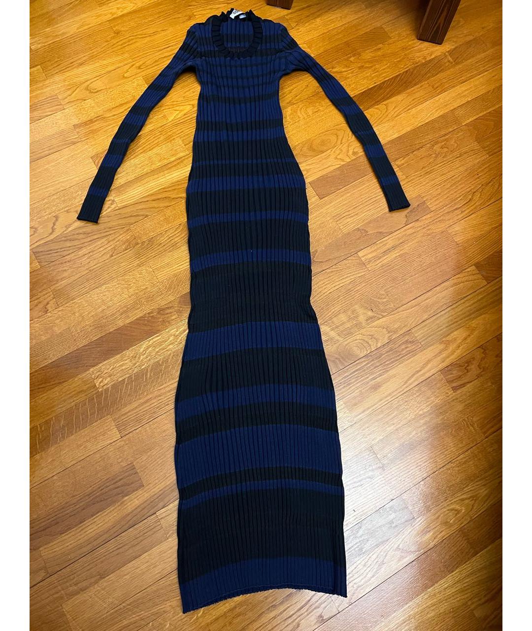 SONIA RYKIEL Темно-синее повседневное платье, фото 5