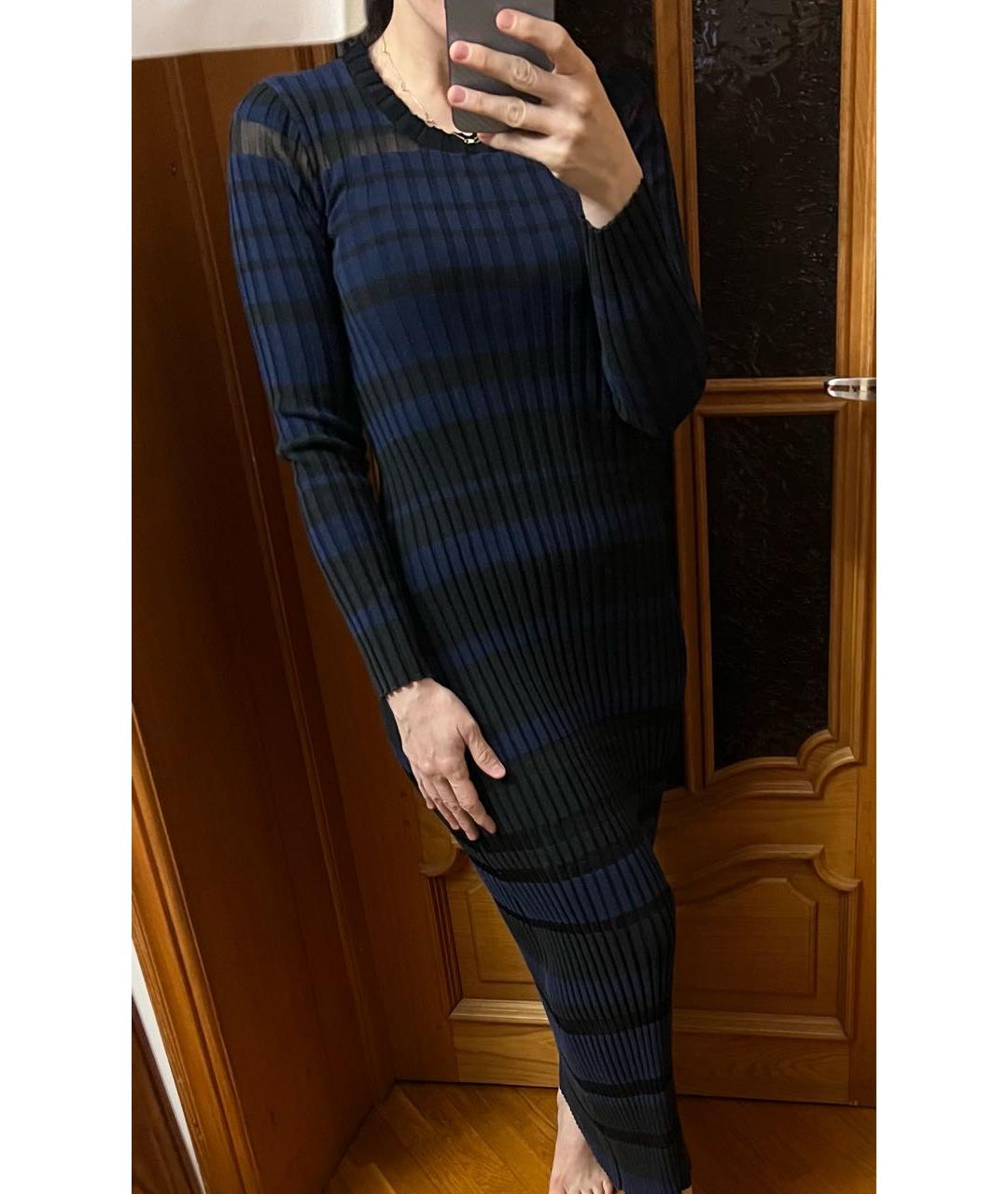 SONIA RYKIEL Темно-синее повседневное платье, фото 7