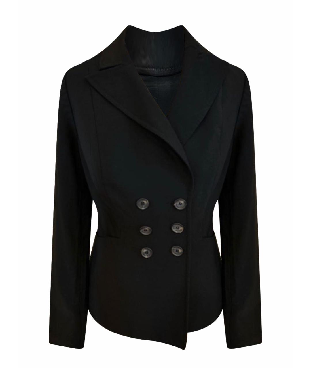 RED VALENTINO Черный шерстяной жакет/пиджак, фото 1