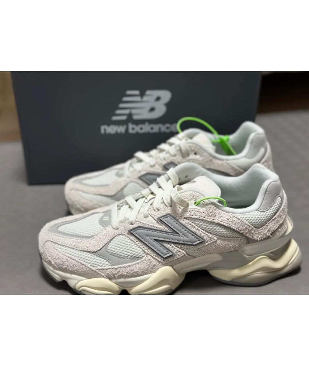 NEW BALANCE Белые текстильные кеды, фото 4