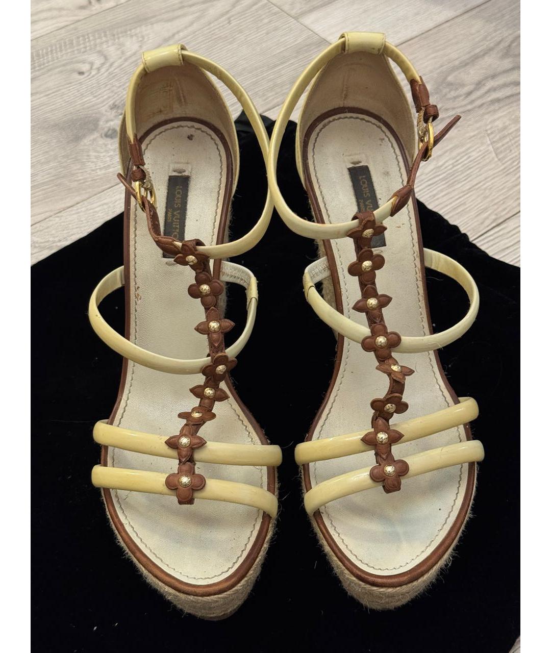 LOUIS VUITTON Бежевые эспадрильи, фото 4