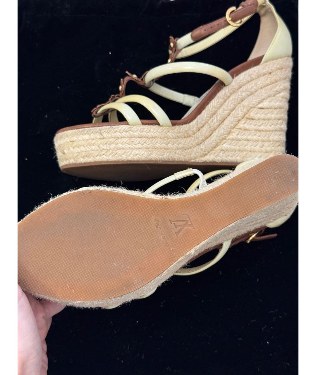 LOUIS VUITTON Бежевые эспадрильи, фото 3