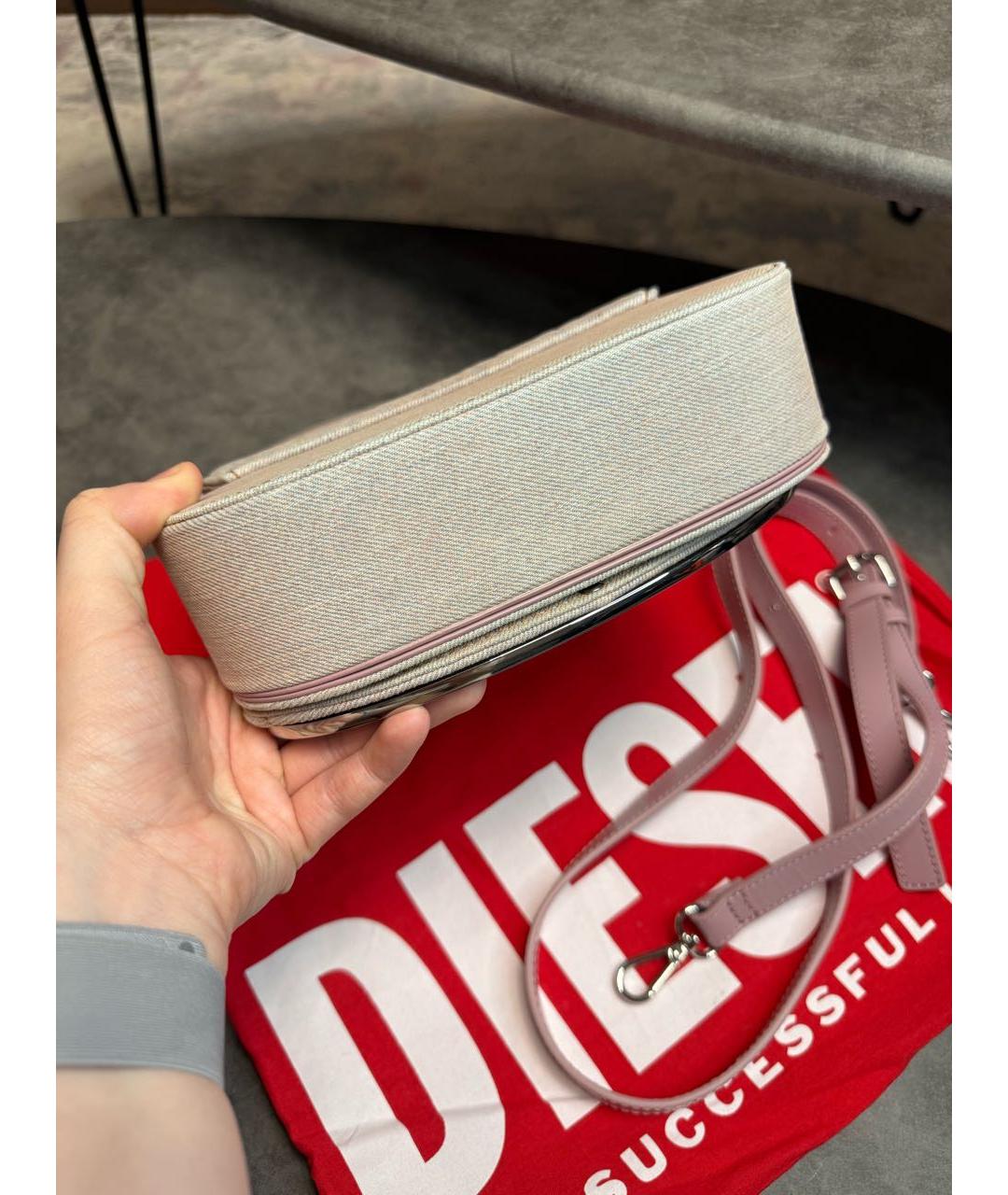 DIESEL Мульти деним сумка с короткими ручками, фото 6