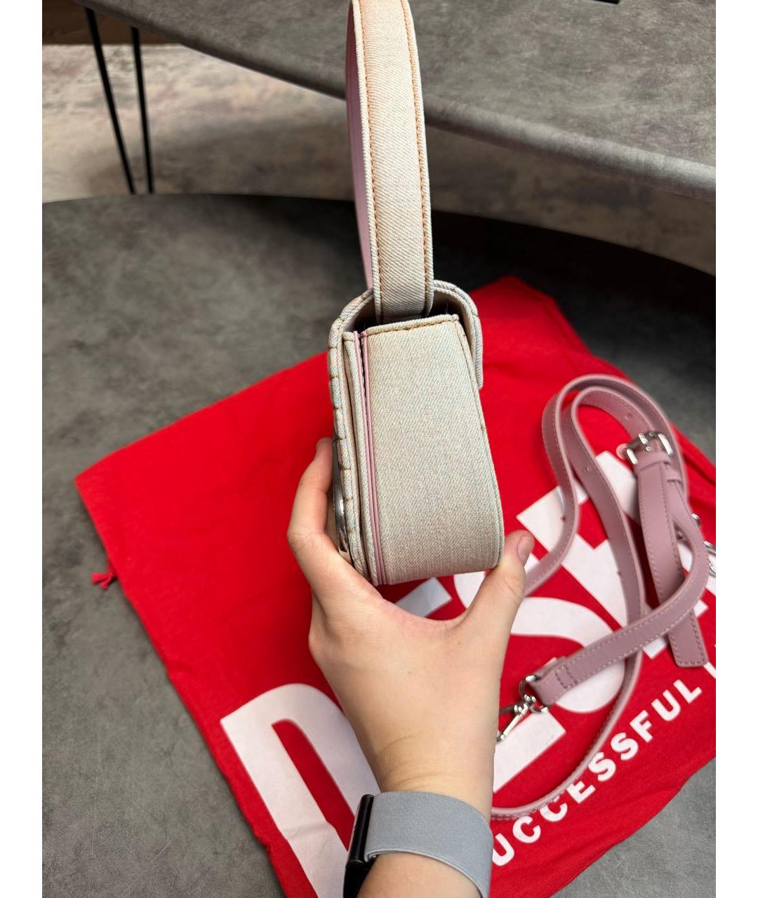 DIESEL Мульти деним сумка с короткими ручками, фото 2