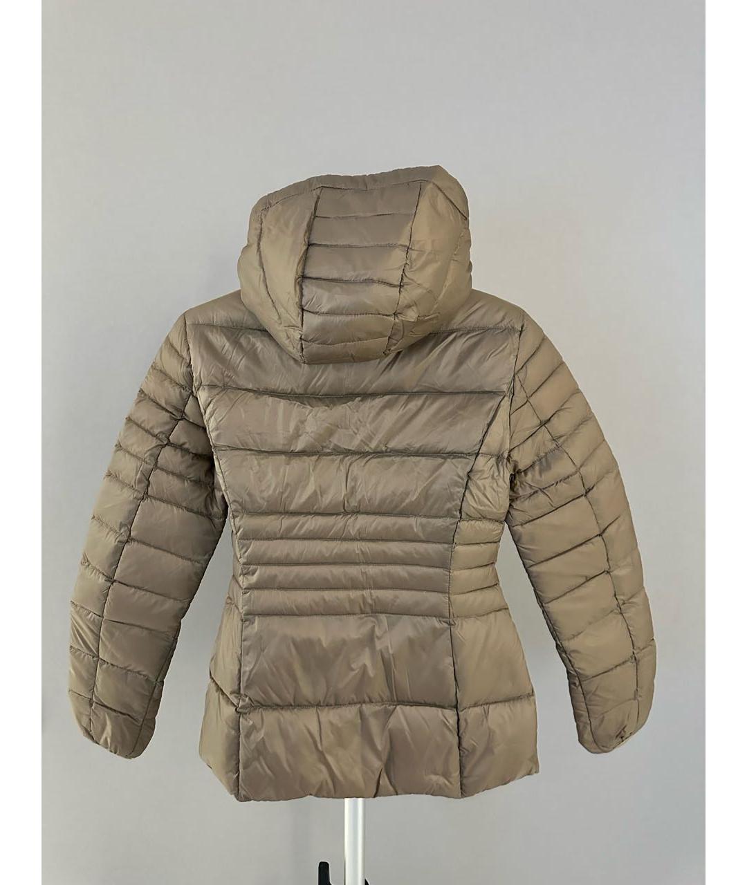 LIU JO Горчичный полиамидовый пуховик, фото 2