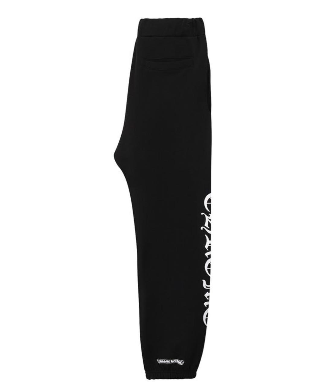 CHROME HEARTS Черный хлопковый спортивный костюм, фото 3