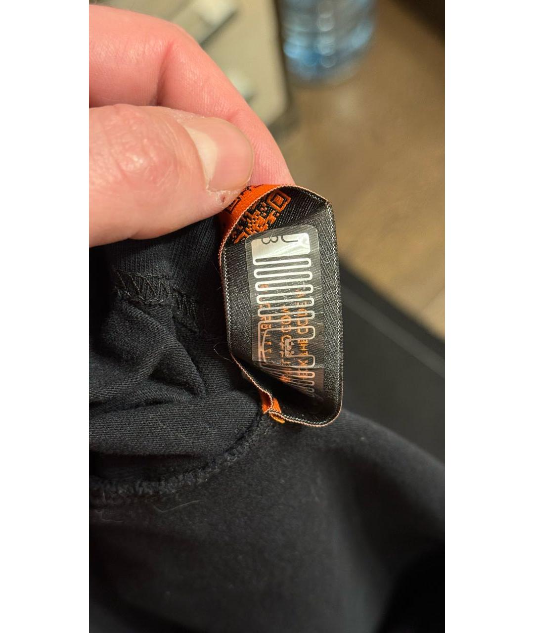 HERON PRESTON Черная хлопковая футболка, фото 6