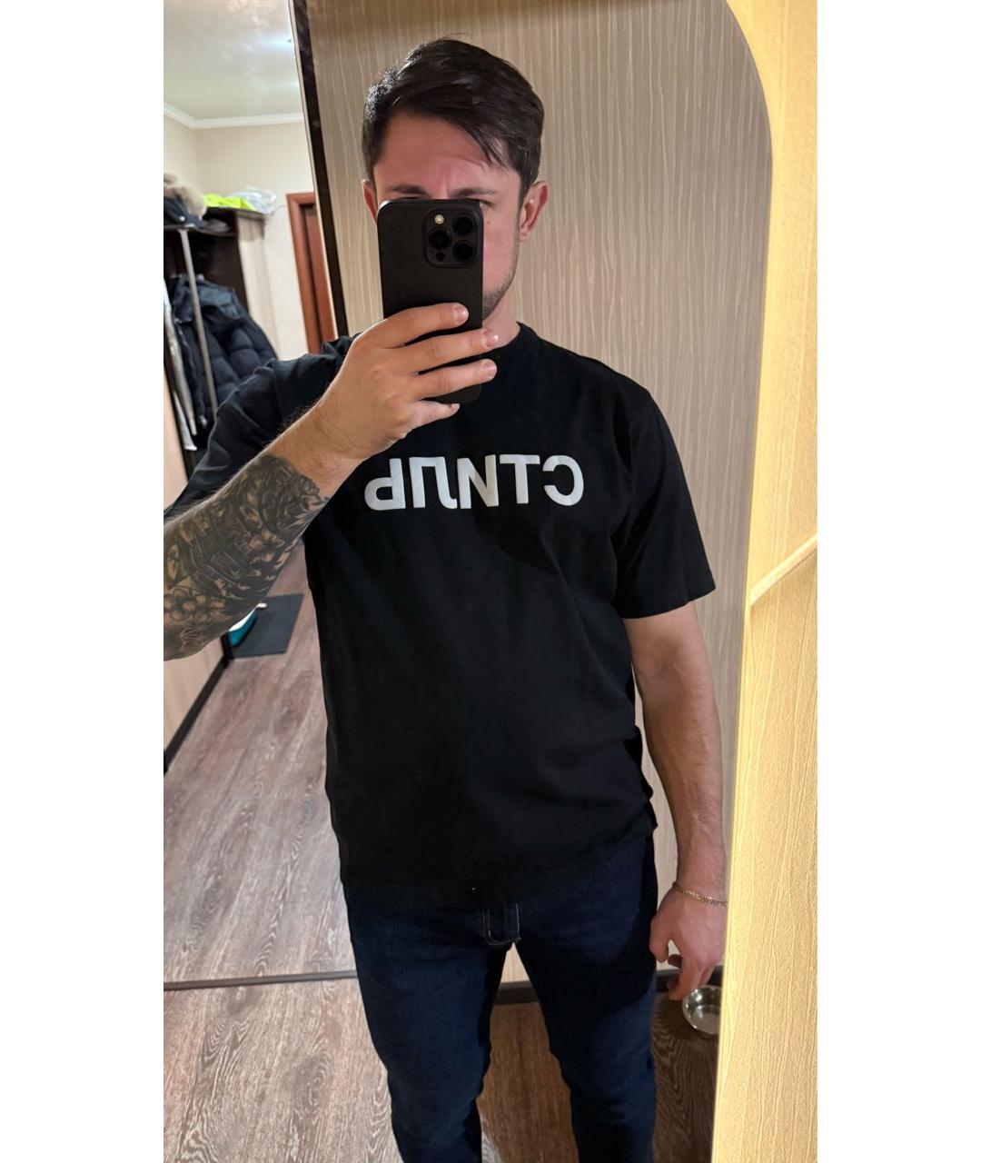 HERON PRESTON Черная хлопковая футболка, фото 7