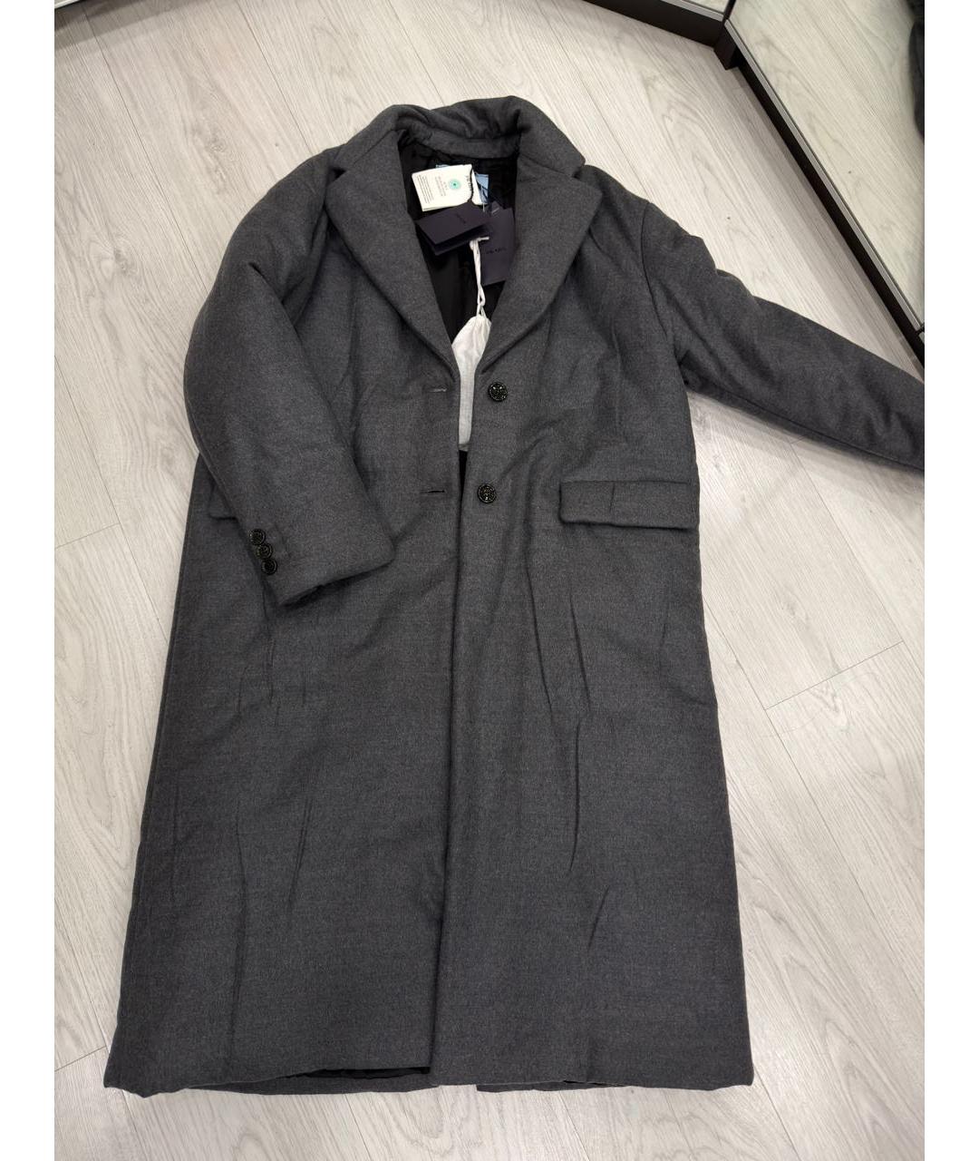 PRADA Антрацитовое кашемировое пальто, фото 5