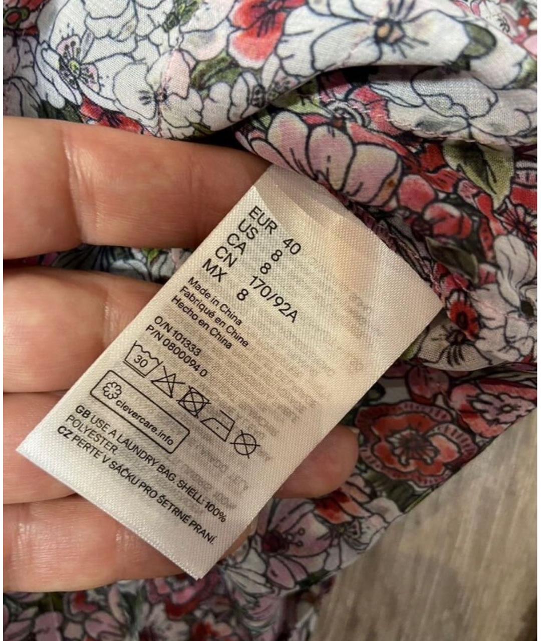 GIAMBATTISTA VALLI Розовая полиэстеровая блузы, фото 7