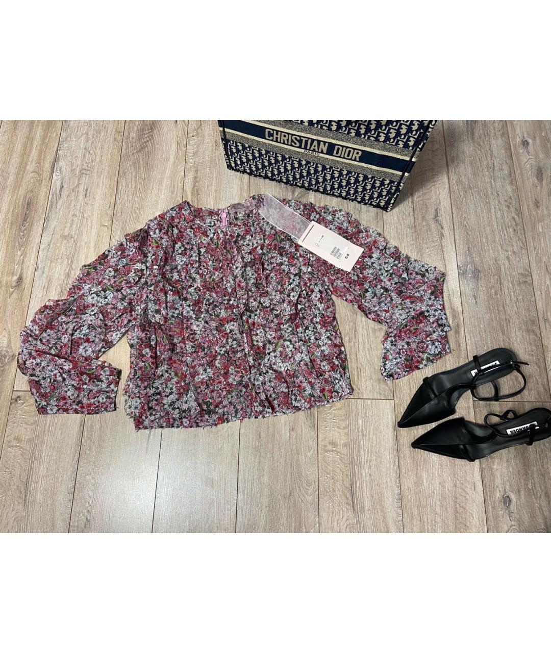 GIAMBATTISTA VALLI Розовая полиэстеровая блузы, фото 3