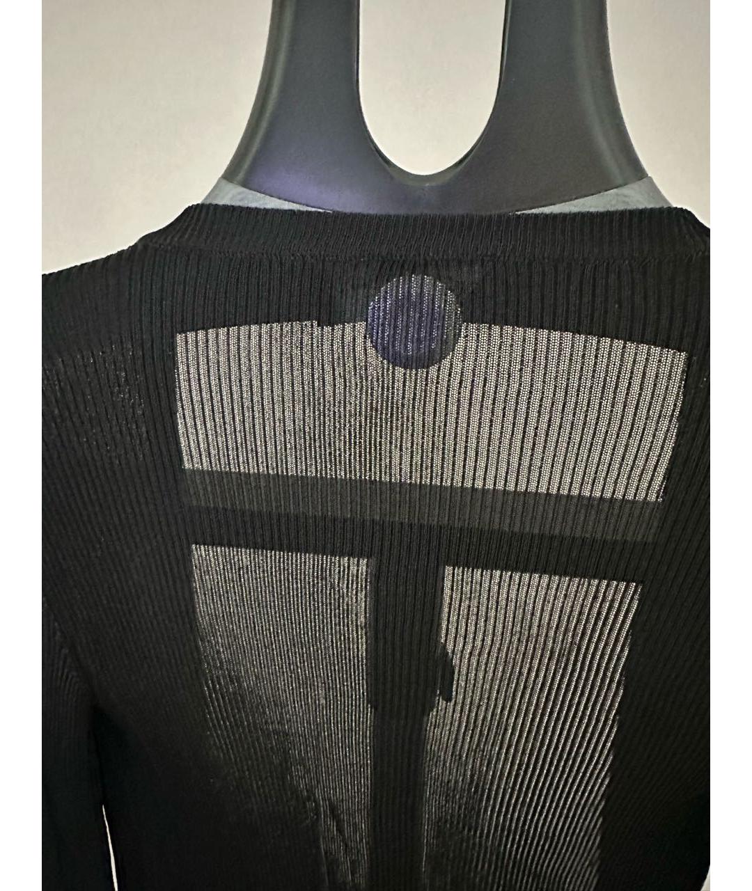 DOLCE&GABBANA Черный вискозный кардиган, фото 3
