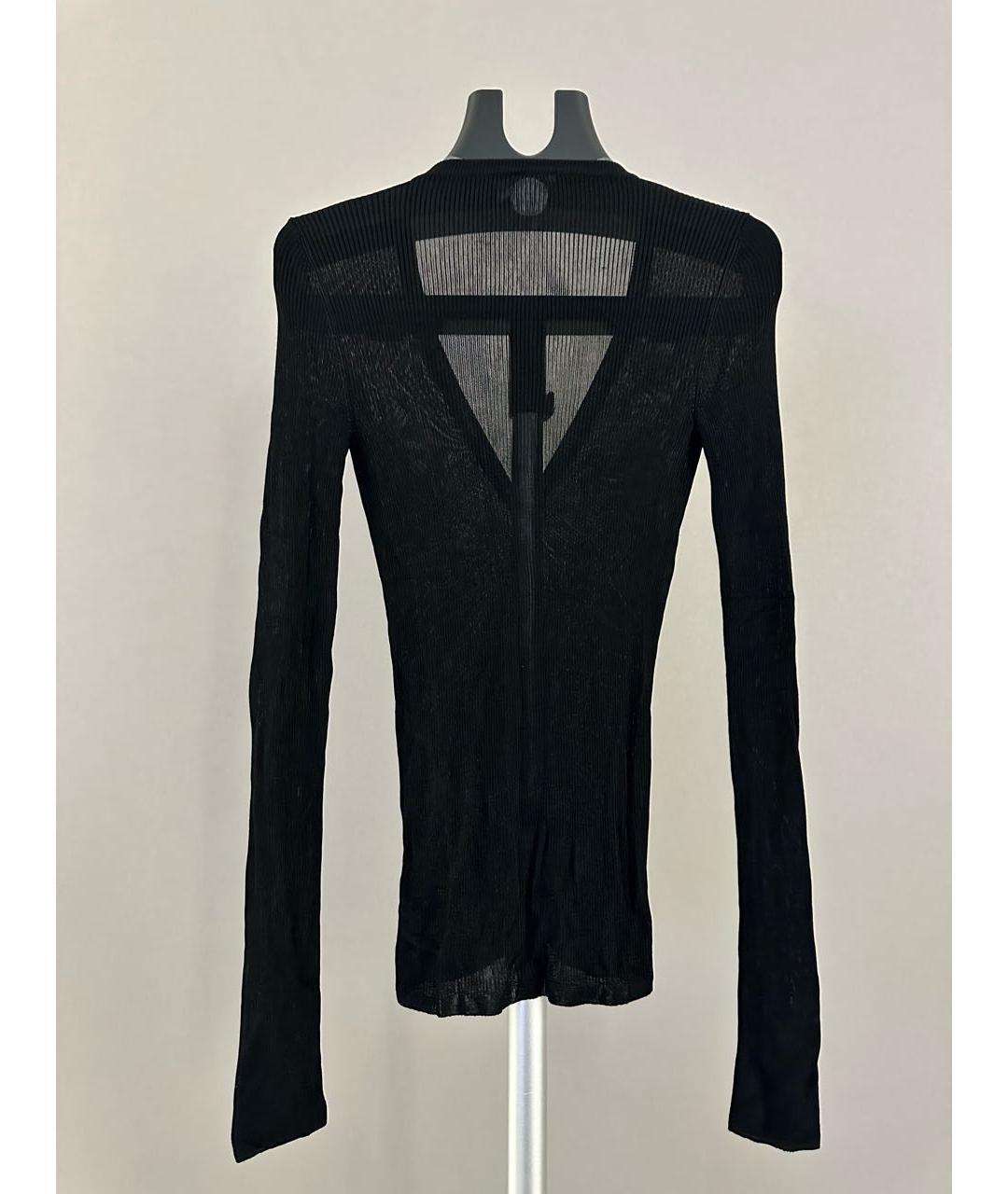 DOLCE&GABBANA Черный вискозный кардиган, фото 2
