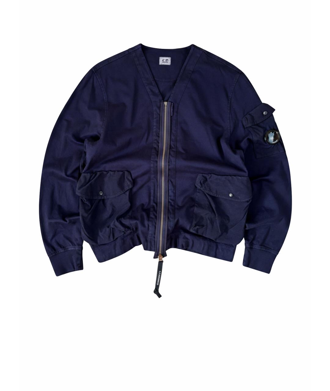 CP COMPANY Синяя хлопковая куртка, фото 1