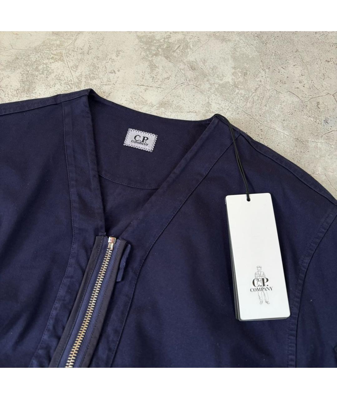 CP COMPANY Синяя хлопковая куртка, фото 3