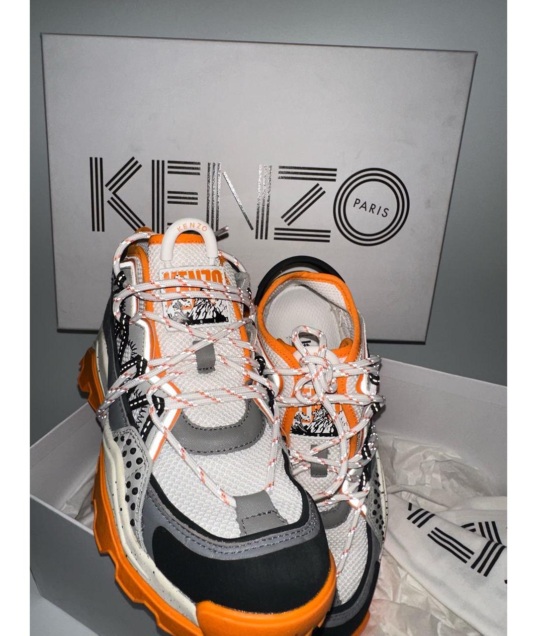 KENZO Мульти текстильные кроссовки, фото 3