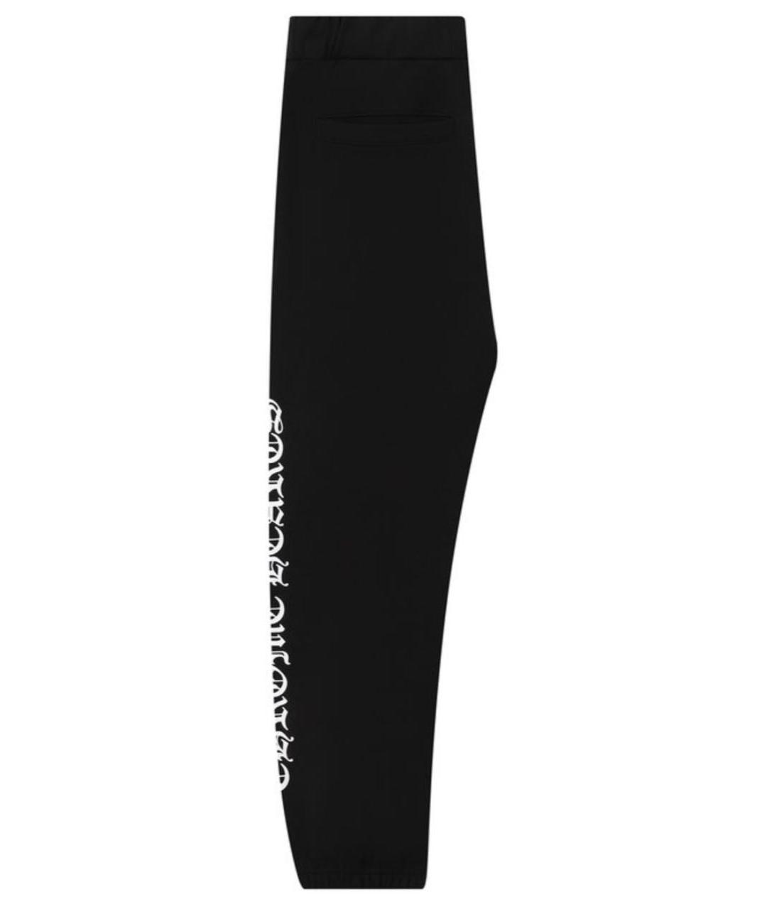 CHROME HEARTS Черный хлопковый спортивный костюм, фото 2