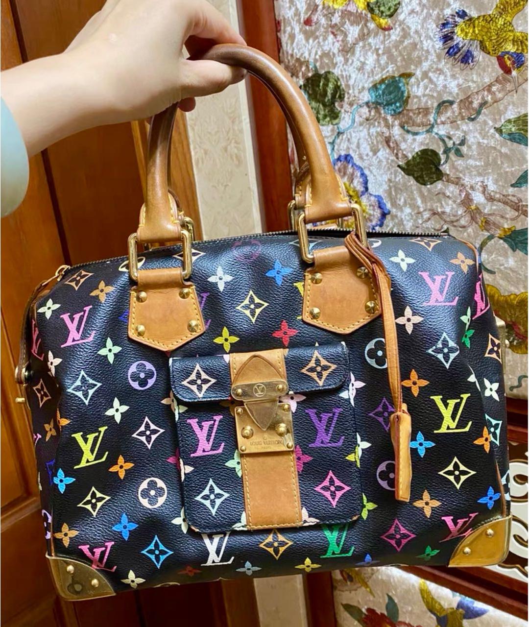 LOUIS VUITTON Мульти кожаная сумка с короткими ручками, фото 4