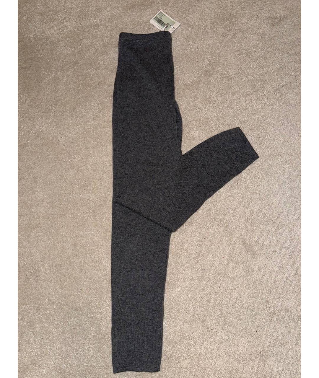 Bruno Manetti Серые шерстяные брюки узкие, фото 4