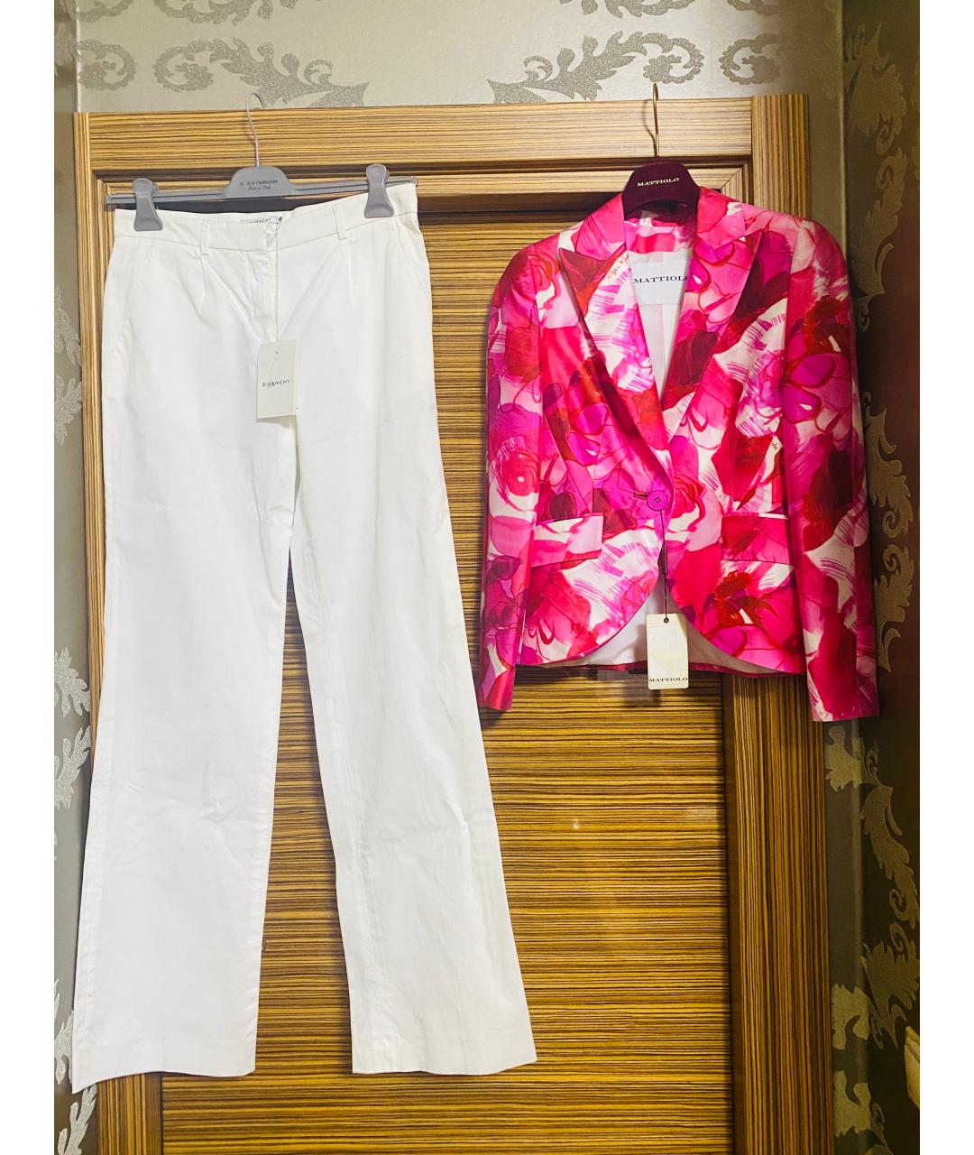 GIVENCHY Мульти хлопко-эластановый костюм с брюками, фото 7