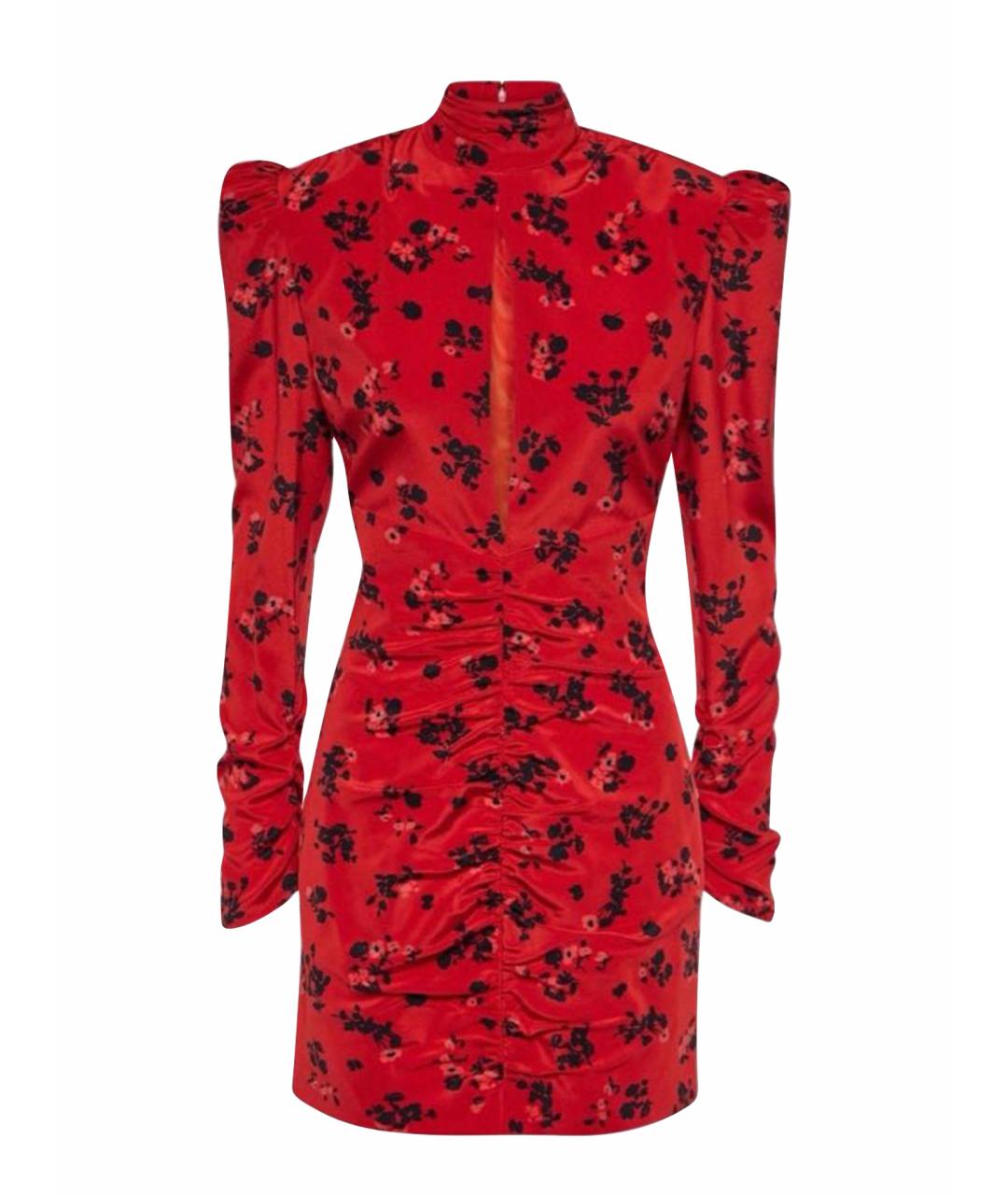 ALESSANDRA RICH Красное повседневное платье, фото 1