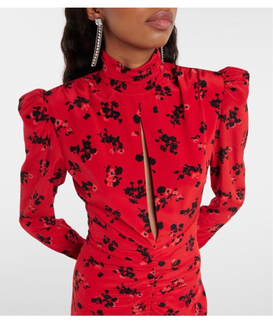 ALESSANDRA RICH Красное повседневное платье, фото 4