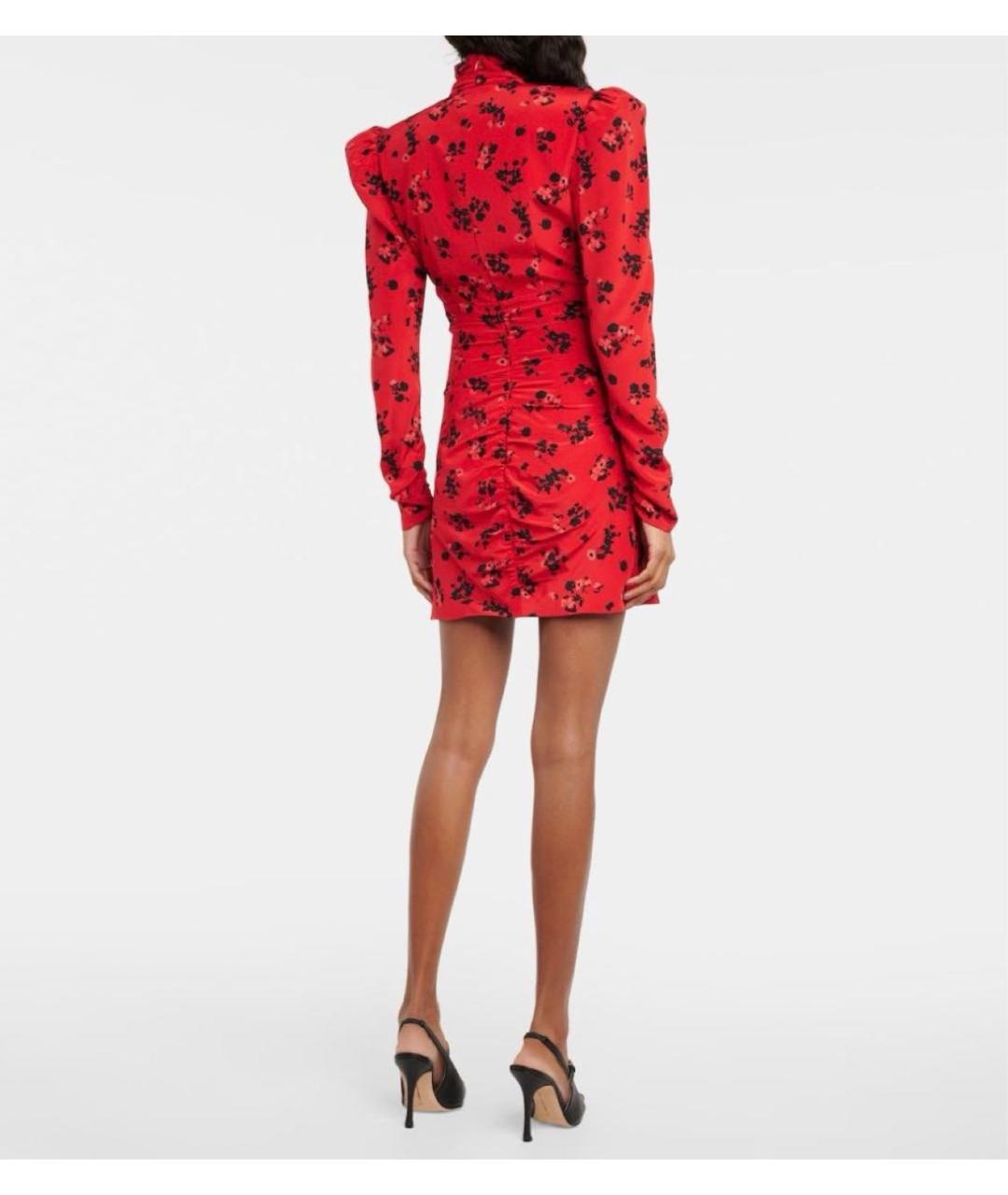 ALESSANDRA RICH Красное повседневное платье, фото 2