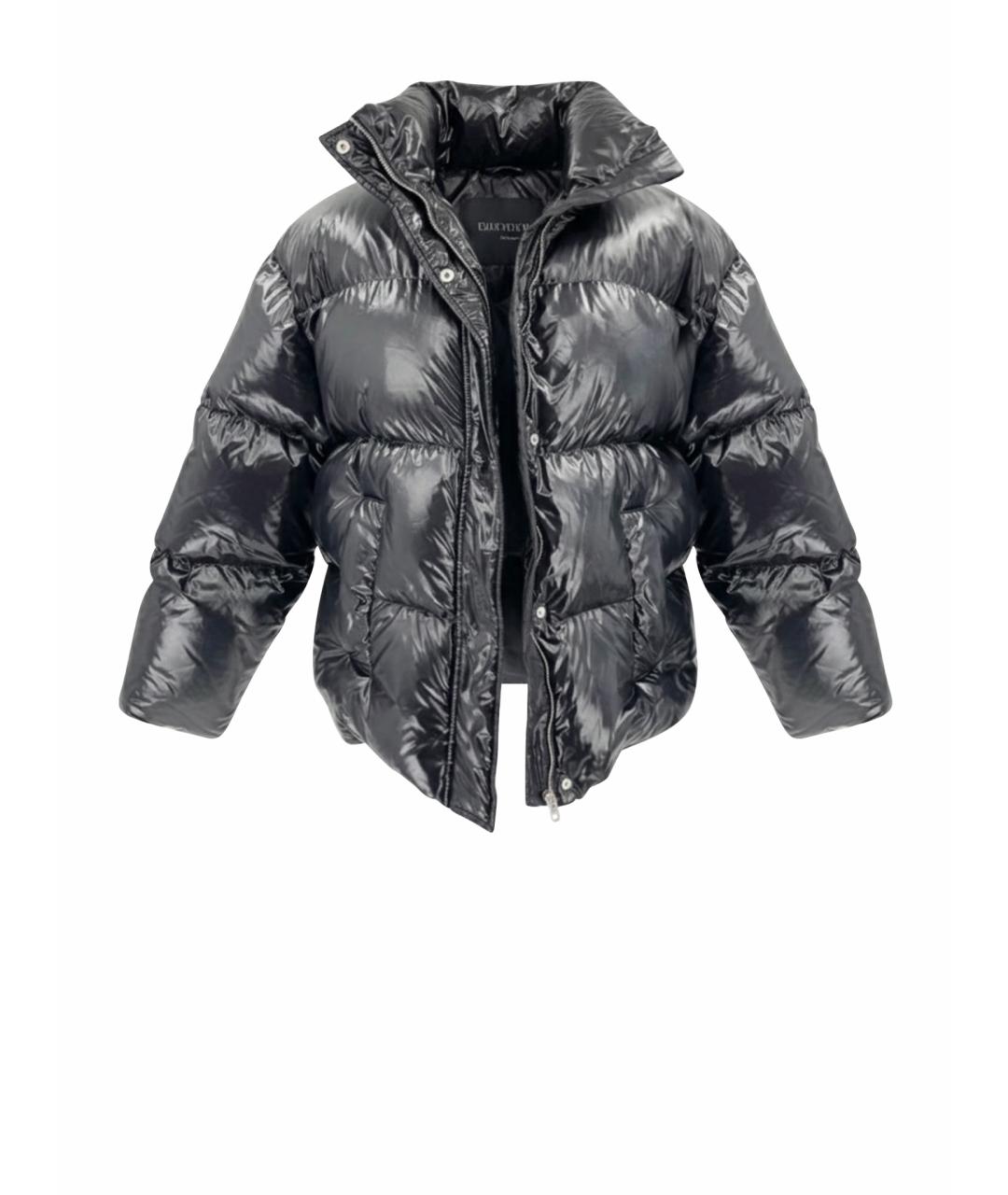 MIU MIU Черный полиамидовый пуховик, фото 1