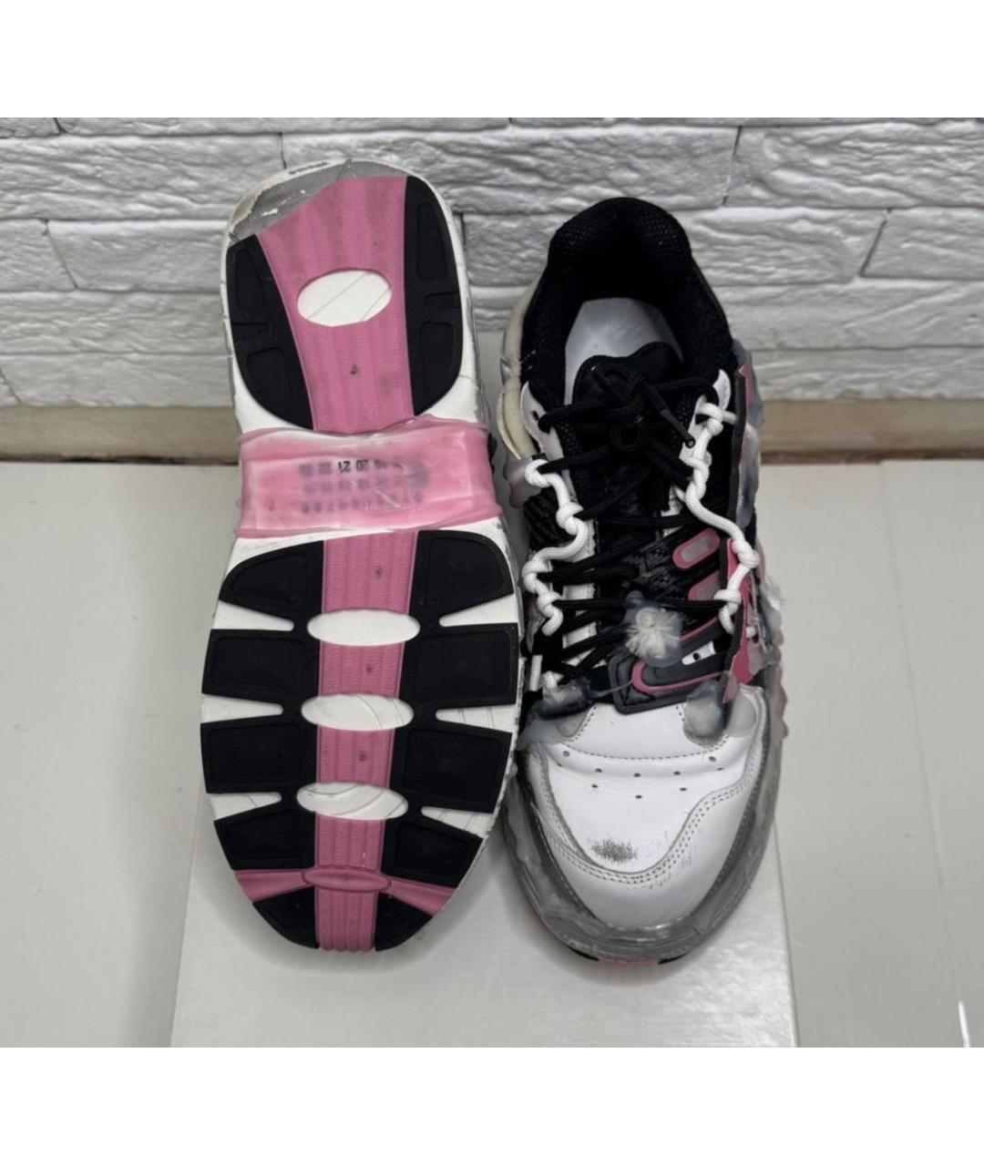 MAISON MARGIELA Мульти кожаные кеды, фото 4