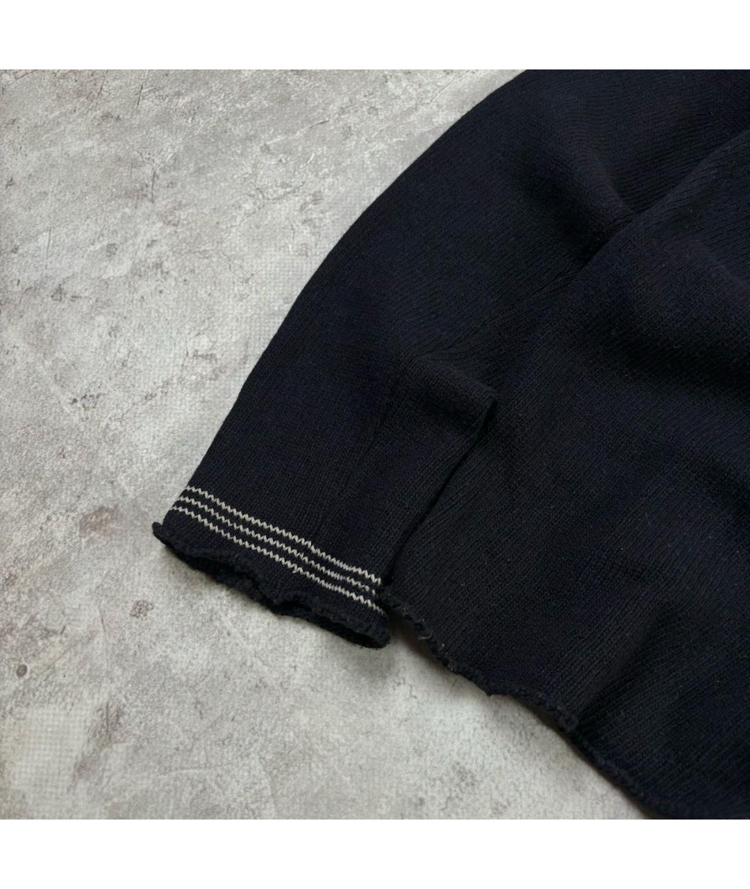 STONE ISLAND Темно-синий шерстяной джемпер / свитер, фото 5