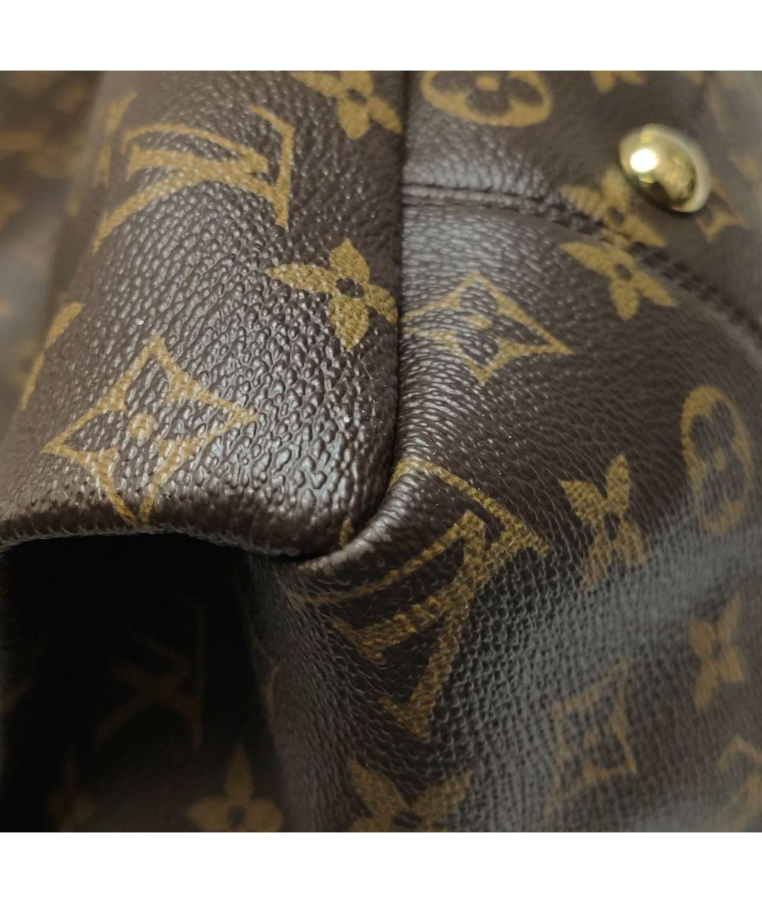 LOUIS VUITTON Коричневая сумка тоут, фото 8