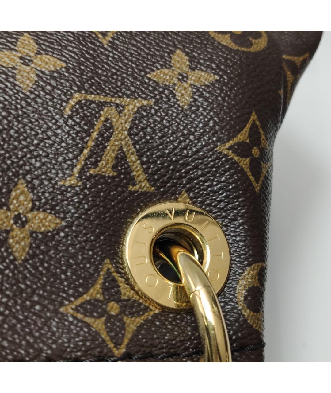 LOUIS VUITTON Коричневая сумка тоут, фото 7