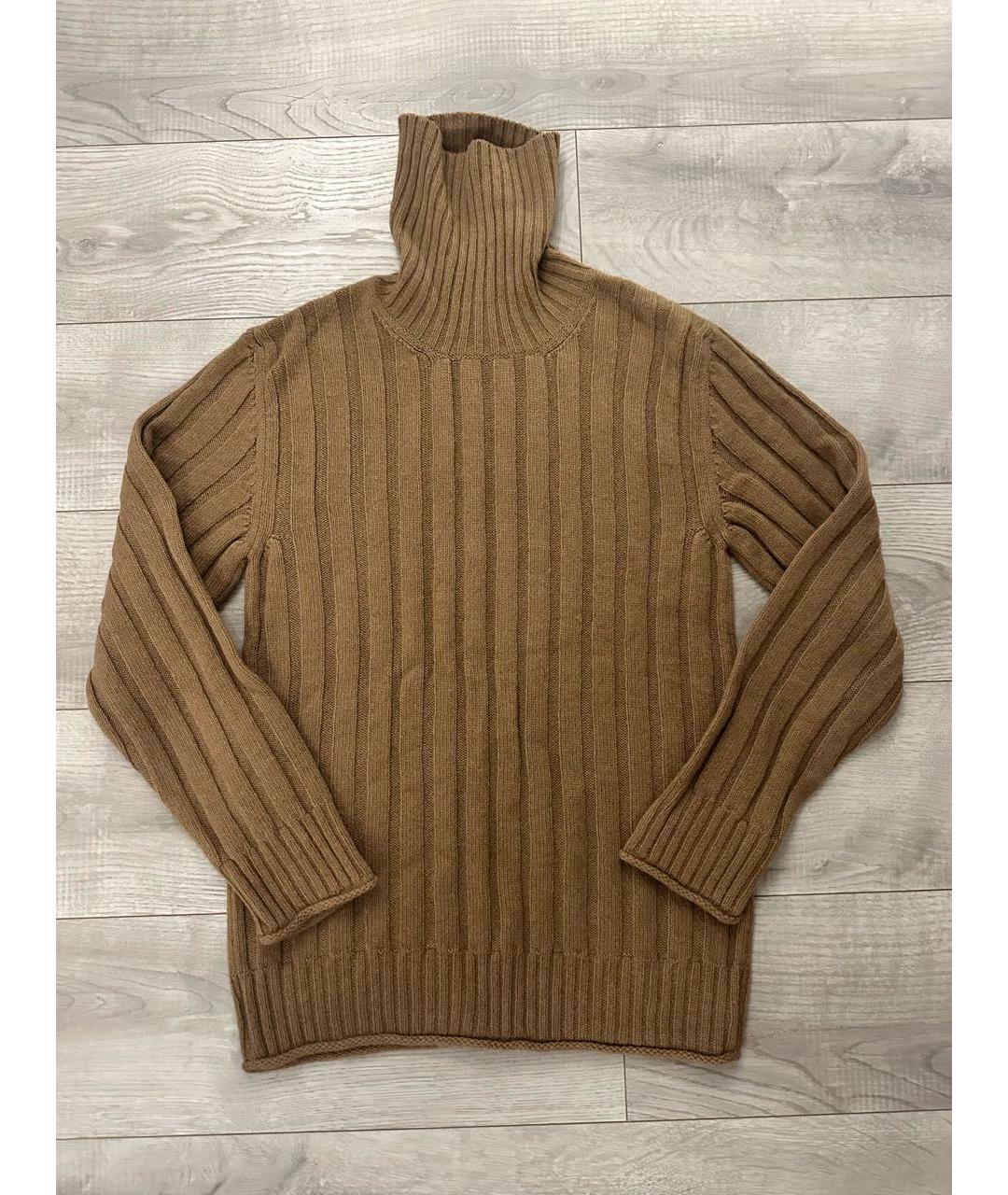 DOLCE&GABBANA Горчичная шерстяная водолазка, фото 6