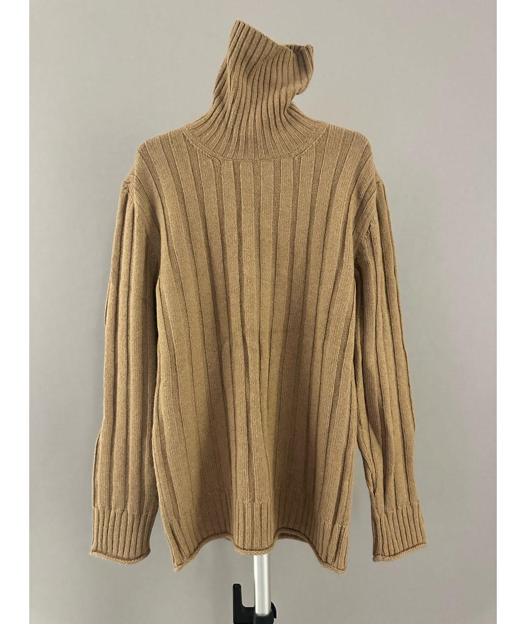 DOLCE&GABBANA Горчичная шерстяная водолазка, фото 3