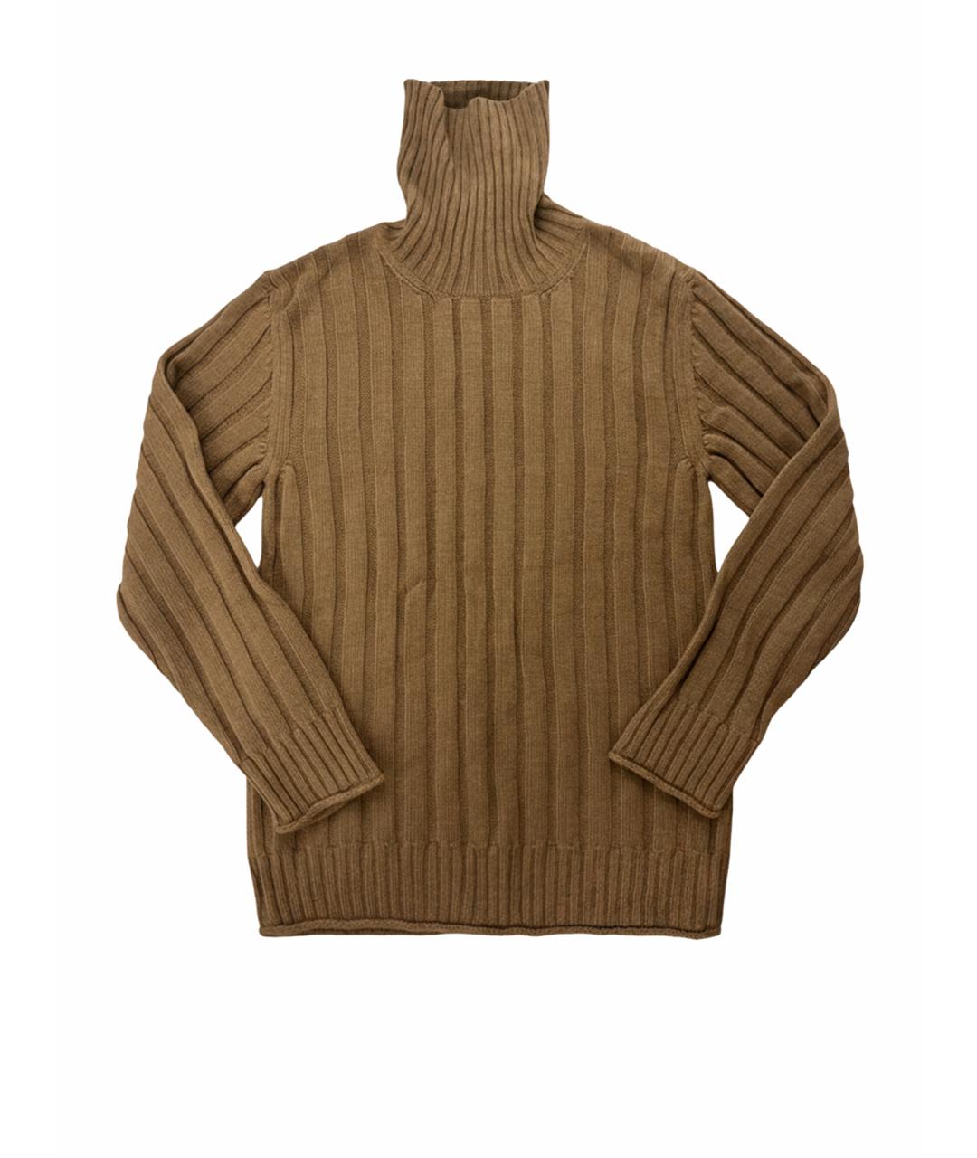 DOLCE&GABBANA Горчичная шерстяная водолазка, фото 1