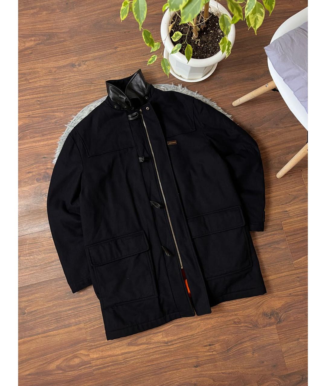 PAUL & SHARK Темно-синее шерстяное пальто, фото 5