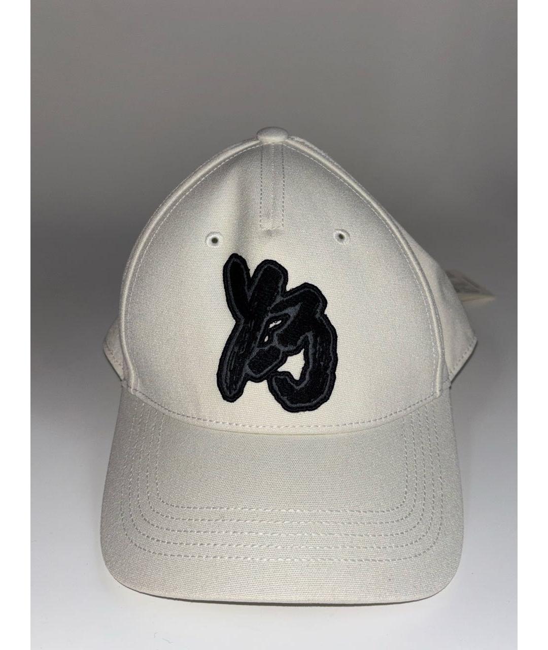 Y-3 Белая хлопковая кепка, фото 9