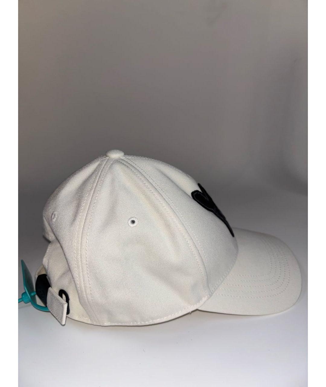 Y-3 Белая хлопковая кепка, фото 3