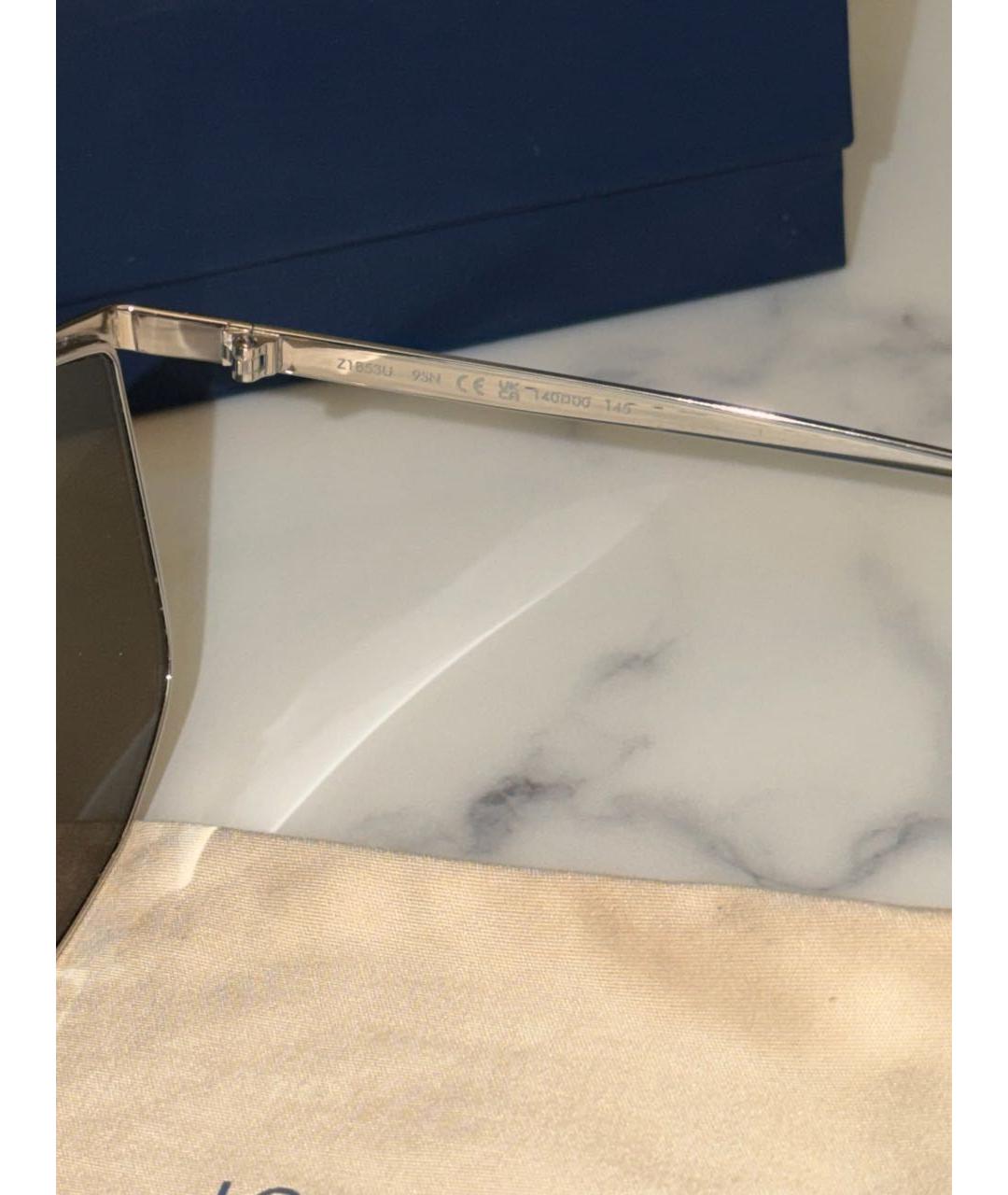 LOUIS VUITTON Золотые металлические солнцезащитные очки, фото 3